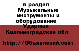  в раздел : Музыкальные инструменты и оборудование » Ударные . Калининградская обл.